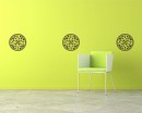 Damask Wall Pattern  Art Stickers